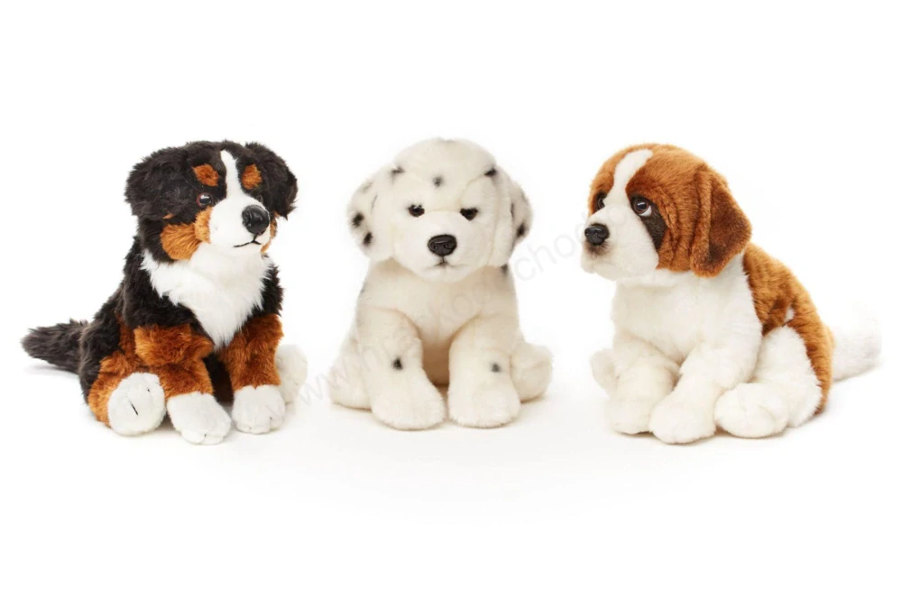 Plyšový pes bernský salašnický sedící 27 cm 