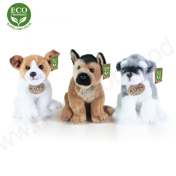 Plyšový pes vlčák sedící 20 cm ECO-FRIENDLY