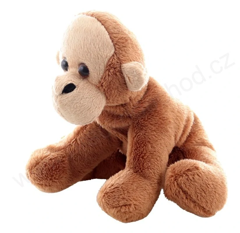 Plyšová opice orangutan sedící  15 cm