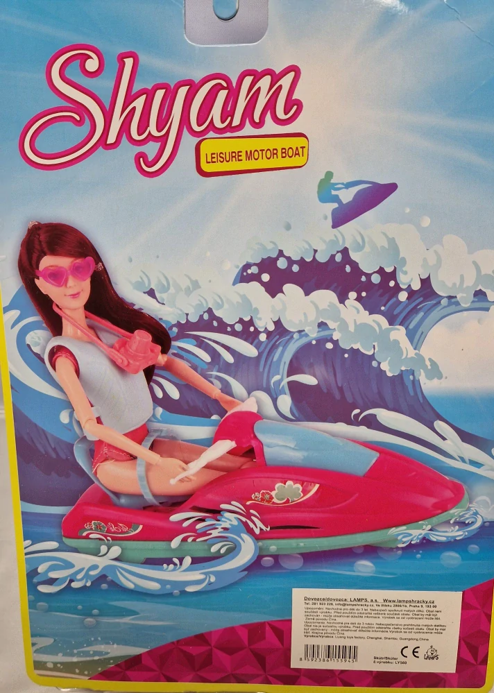 Vodní skútr pro panenku typu Barbie
