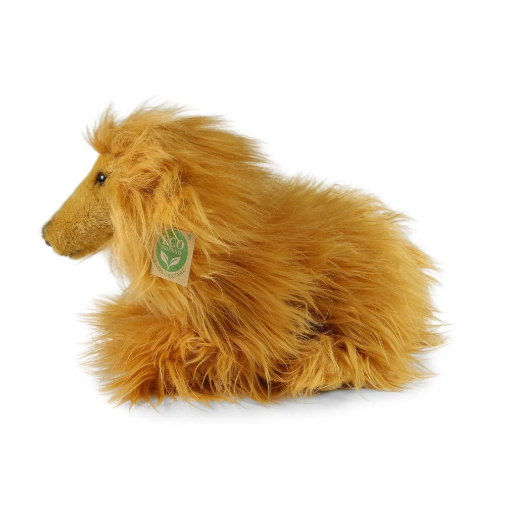 Plyšový pes afghánský chrt 32 cm hnědý ECO-FRIENDLY
