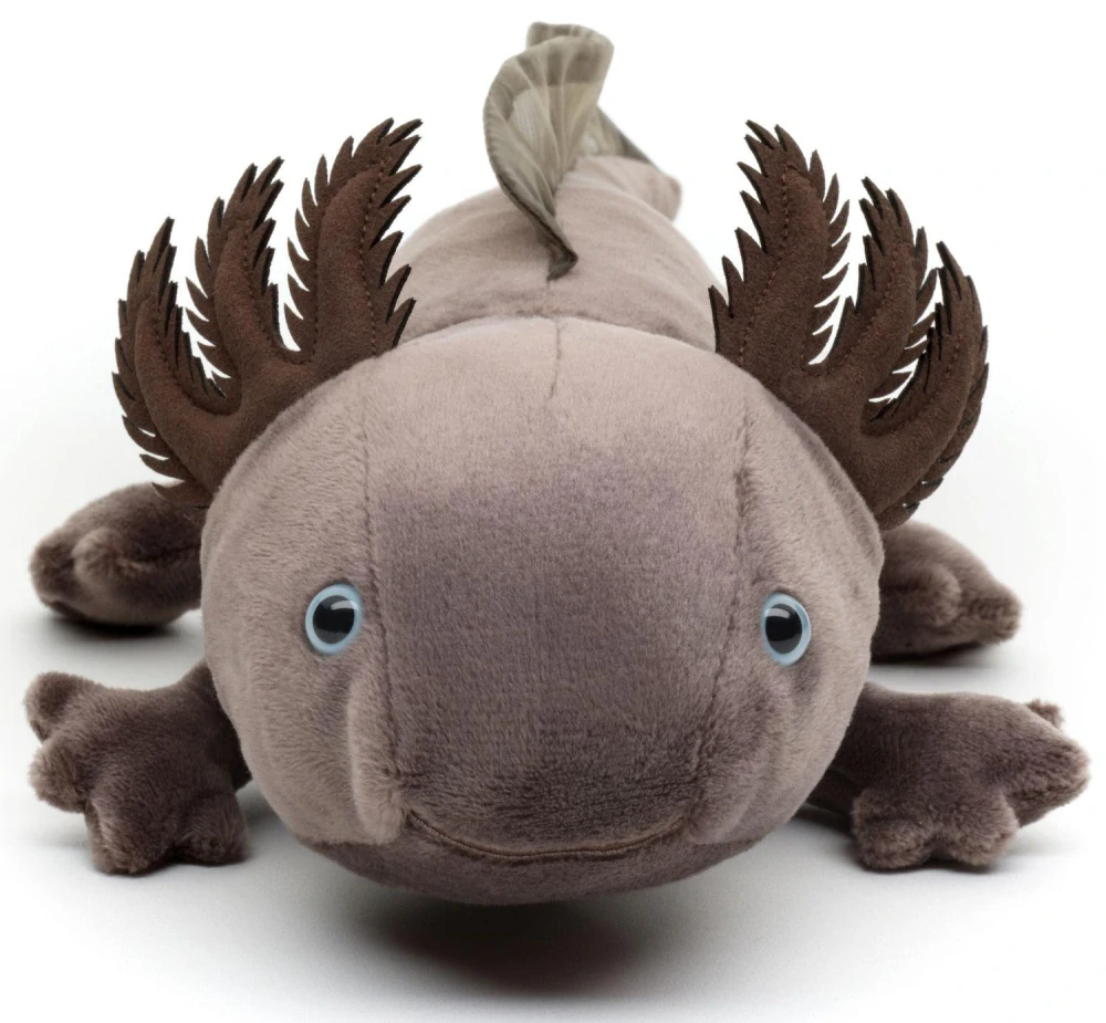 Plyšový Axolotl šedý 32 cm