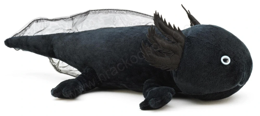 Plyšový Axolotl černý 32 cm