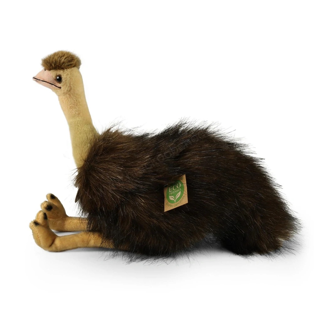 Plyšový pštros Emu 28 cm ECO-FRIENDLY