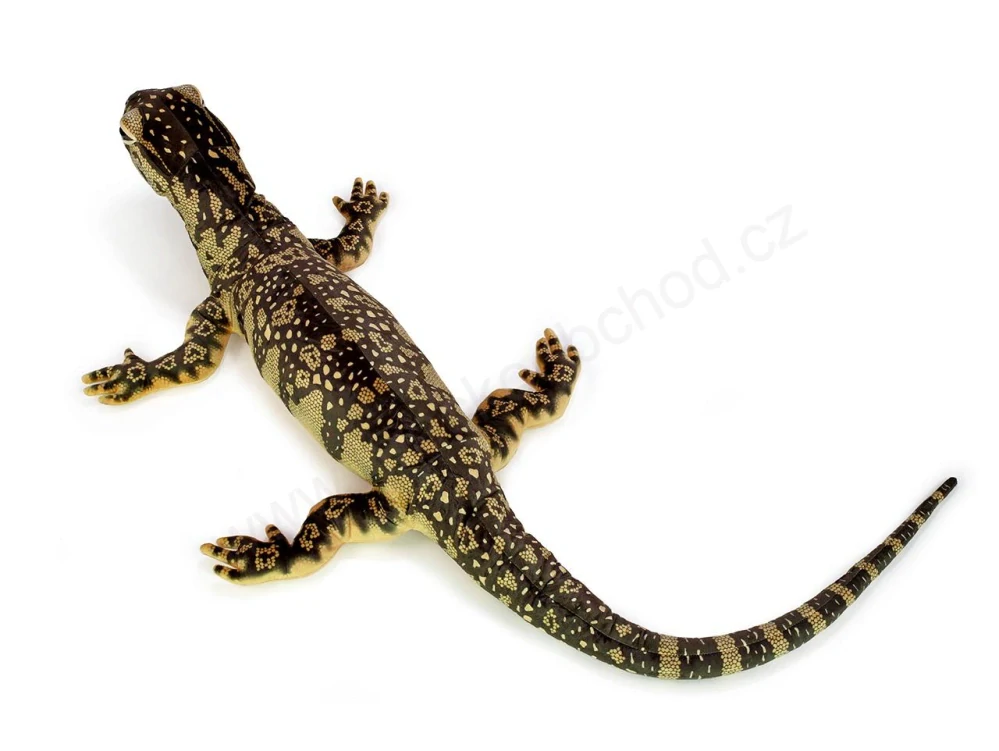 Plyšový varan hnědý, 204 cm