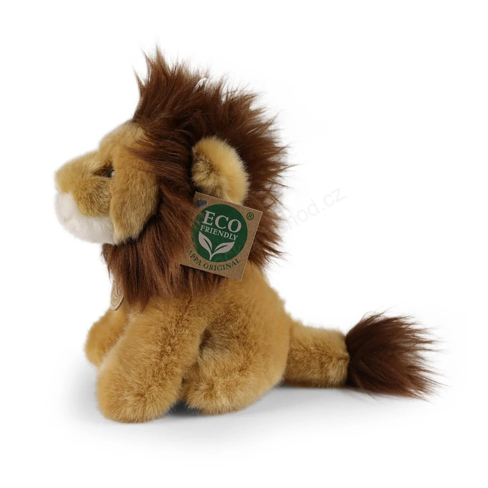 Plyšový lev sedící 16 cm ECO-FRIENDLY