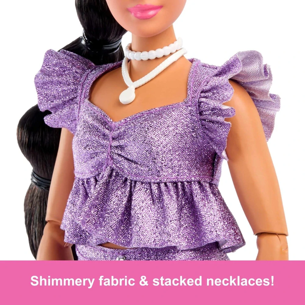 BarbieDeluxe modelka - Fialové šortky JFP43