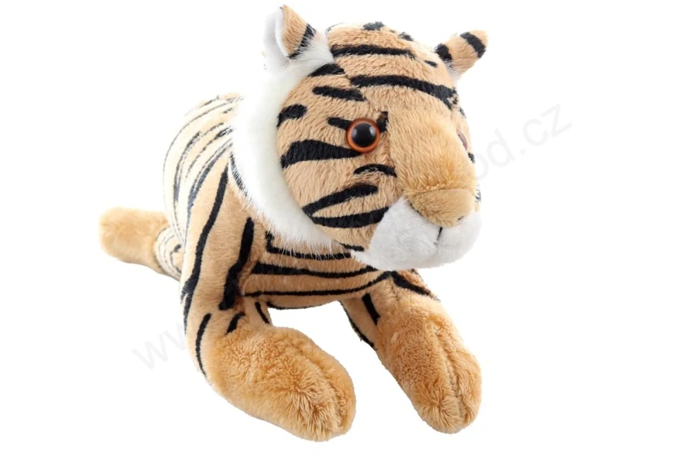 Plyšový Tygr hnědý ležící 20 cm
