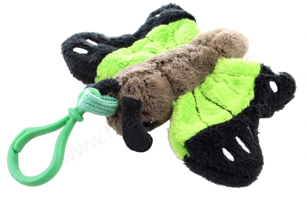 Plyšový MOTÝL přívěšek / klíčenka (3 druhy)