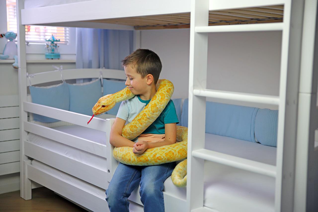 Plyšový had krajta zlatá 300 cm !