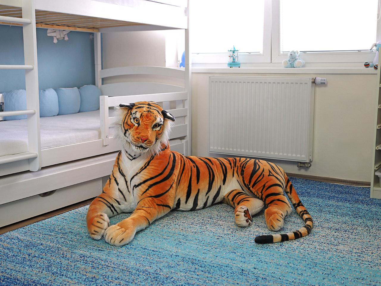 Plyšový Tygr hnědý  158 cm + ocas 90 cm!