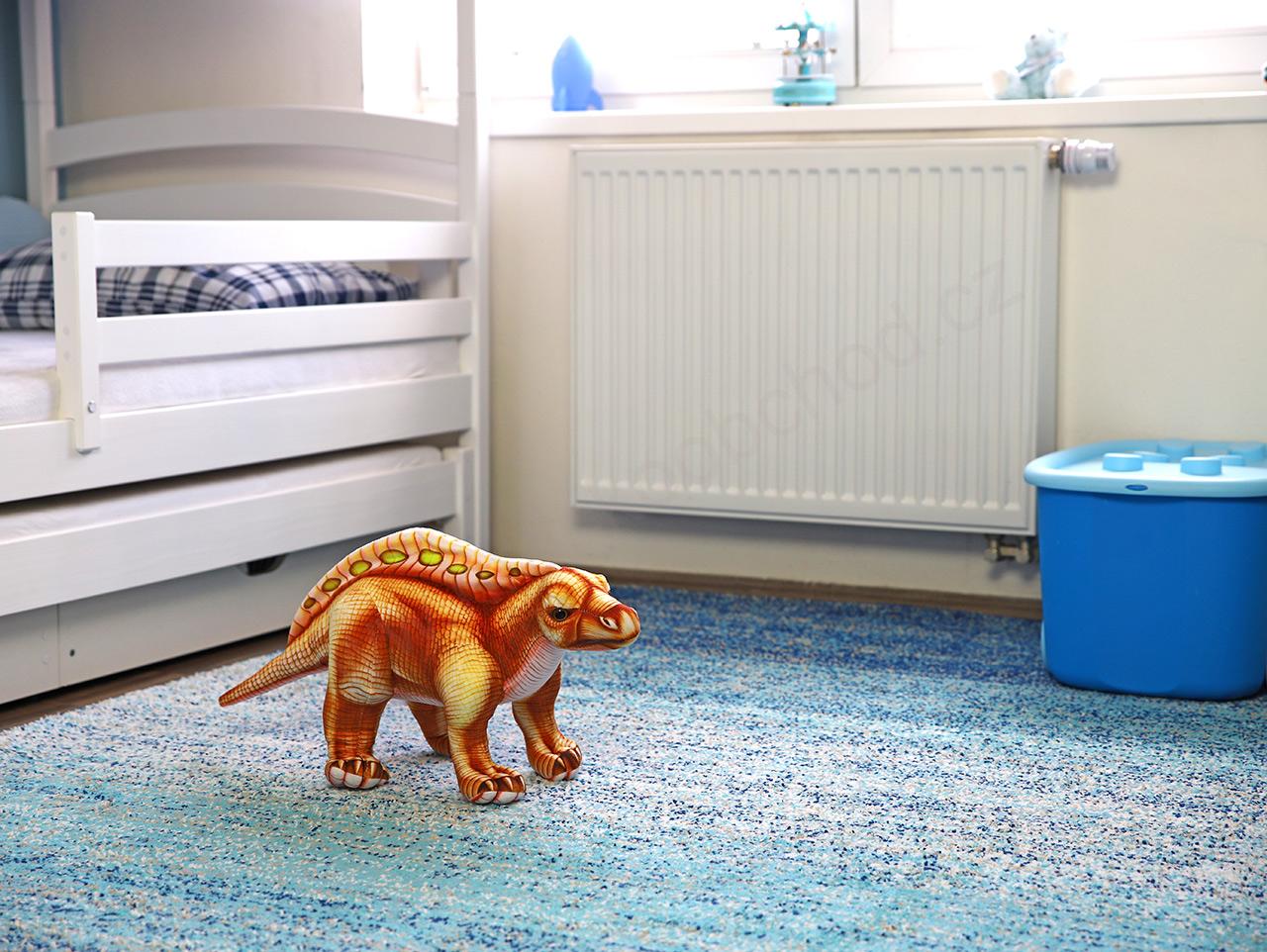 Plyšový dinosaurus Lotosaurus 65 cm, hnědý 