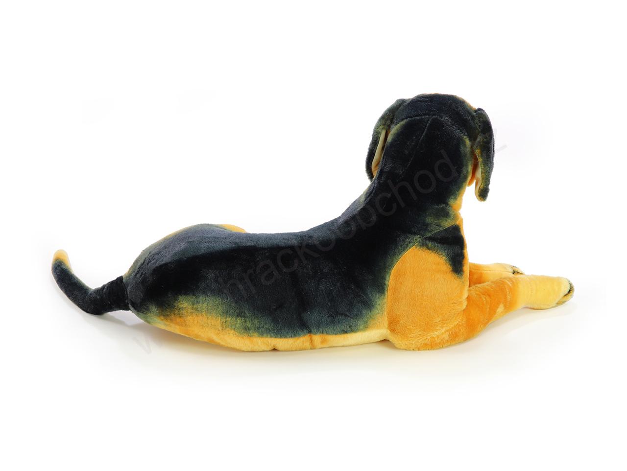 Plyšový pes Hamilton ležící, 83 cm