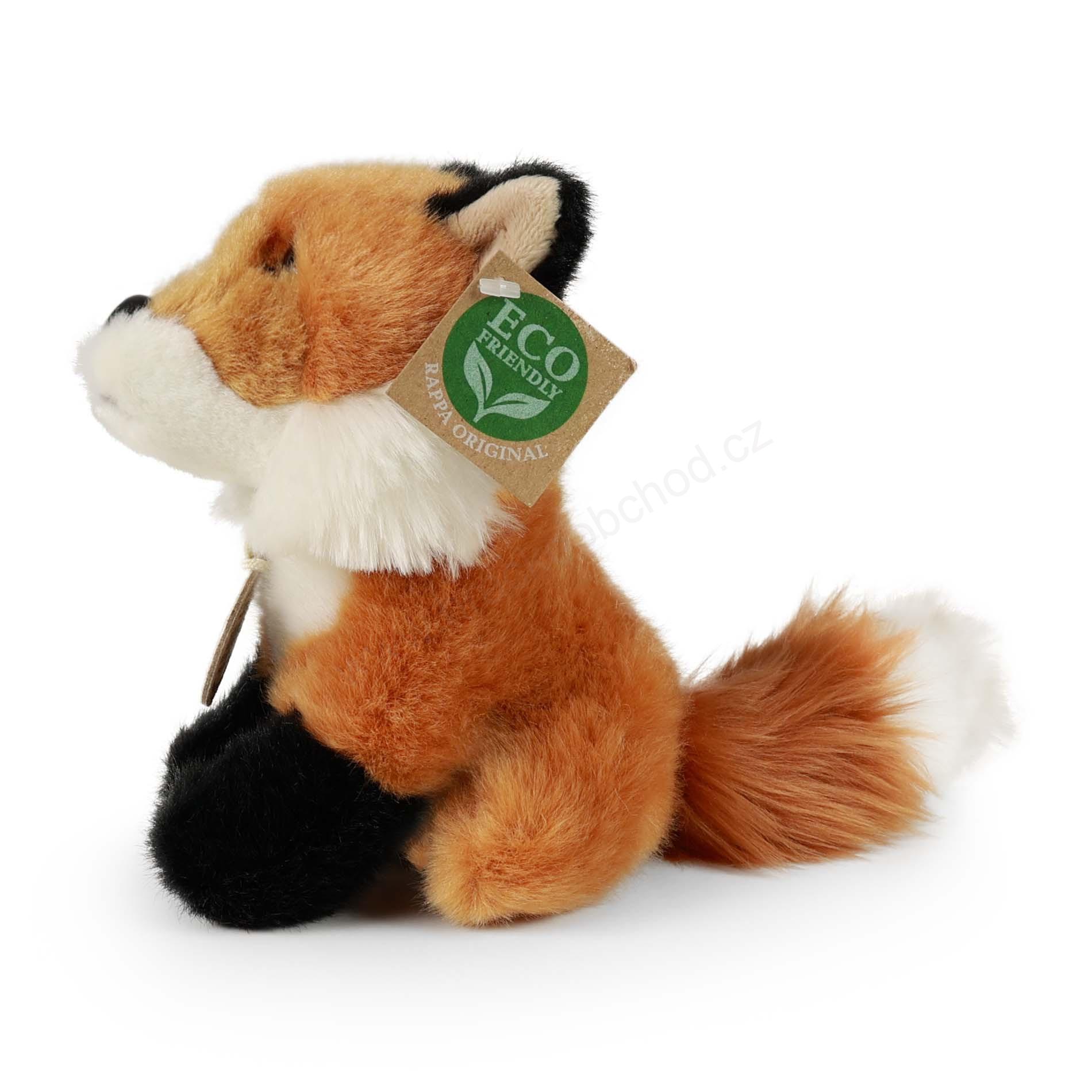 Plyšová liška sedící 16 cm ECO-FRIENDLY