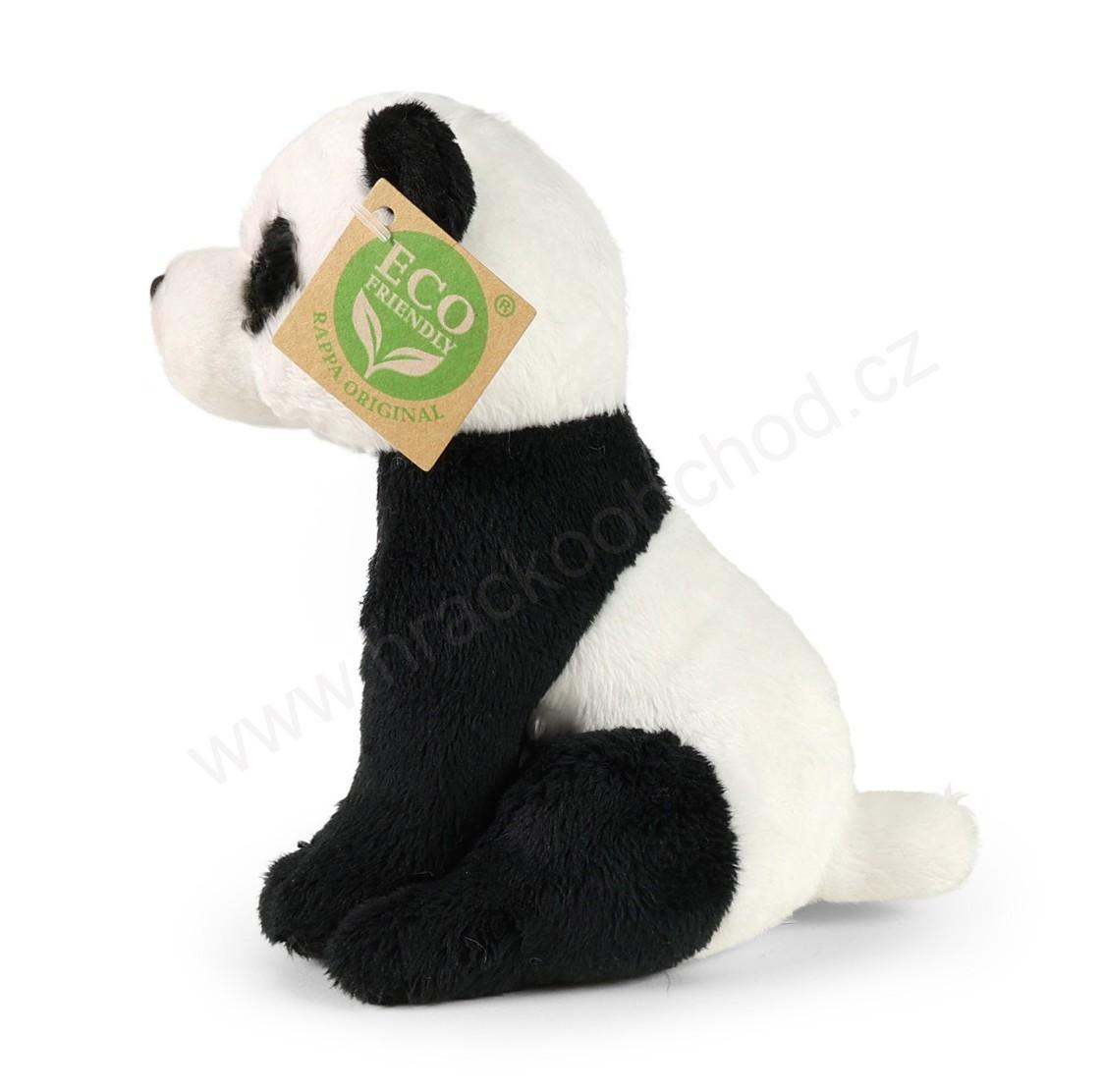 Plyšová panda sedící 15 cm ECO-FRIENDLY