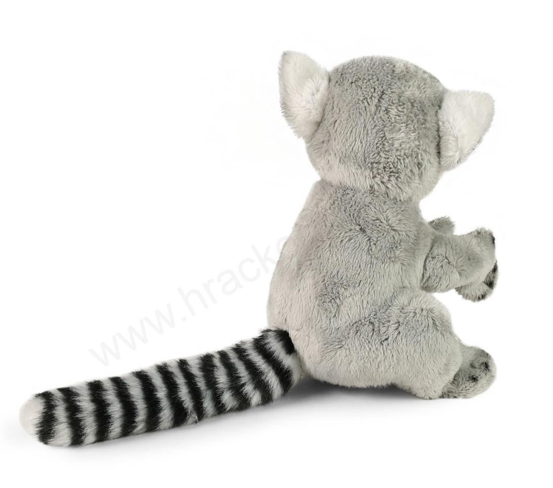 Plyšový lemur sedící 15 cm ECO-FRIENDLY
