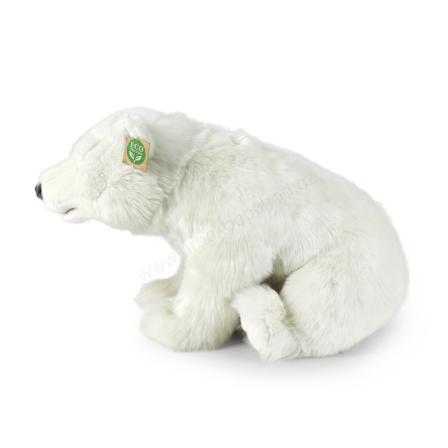 Plyšový lední medvěd sedící 47 cm ECO-FRIENDLY