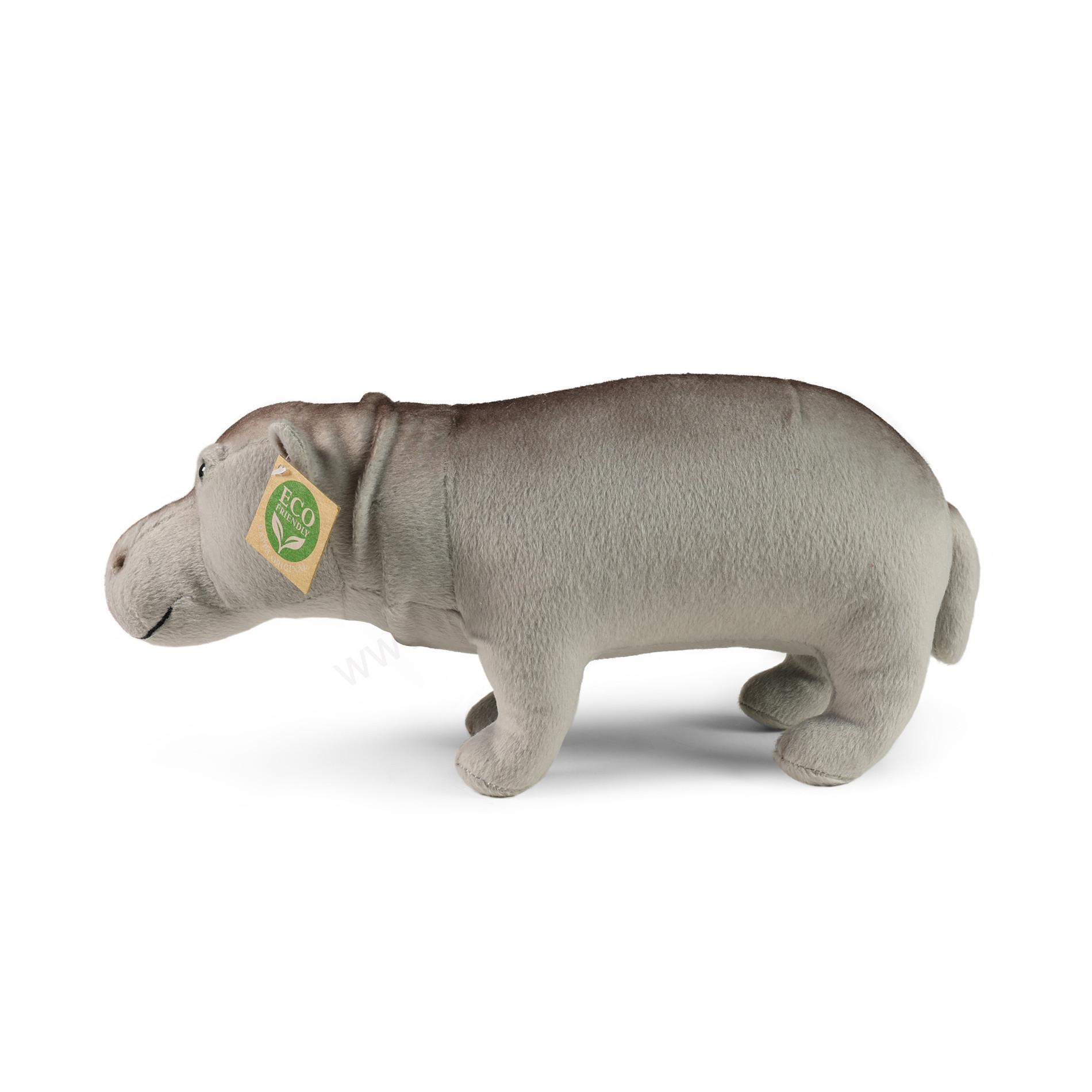 Plyšový hroch stojící 32 cm ECO-FRIENDLY