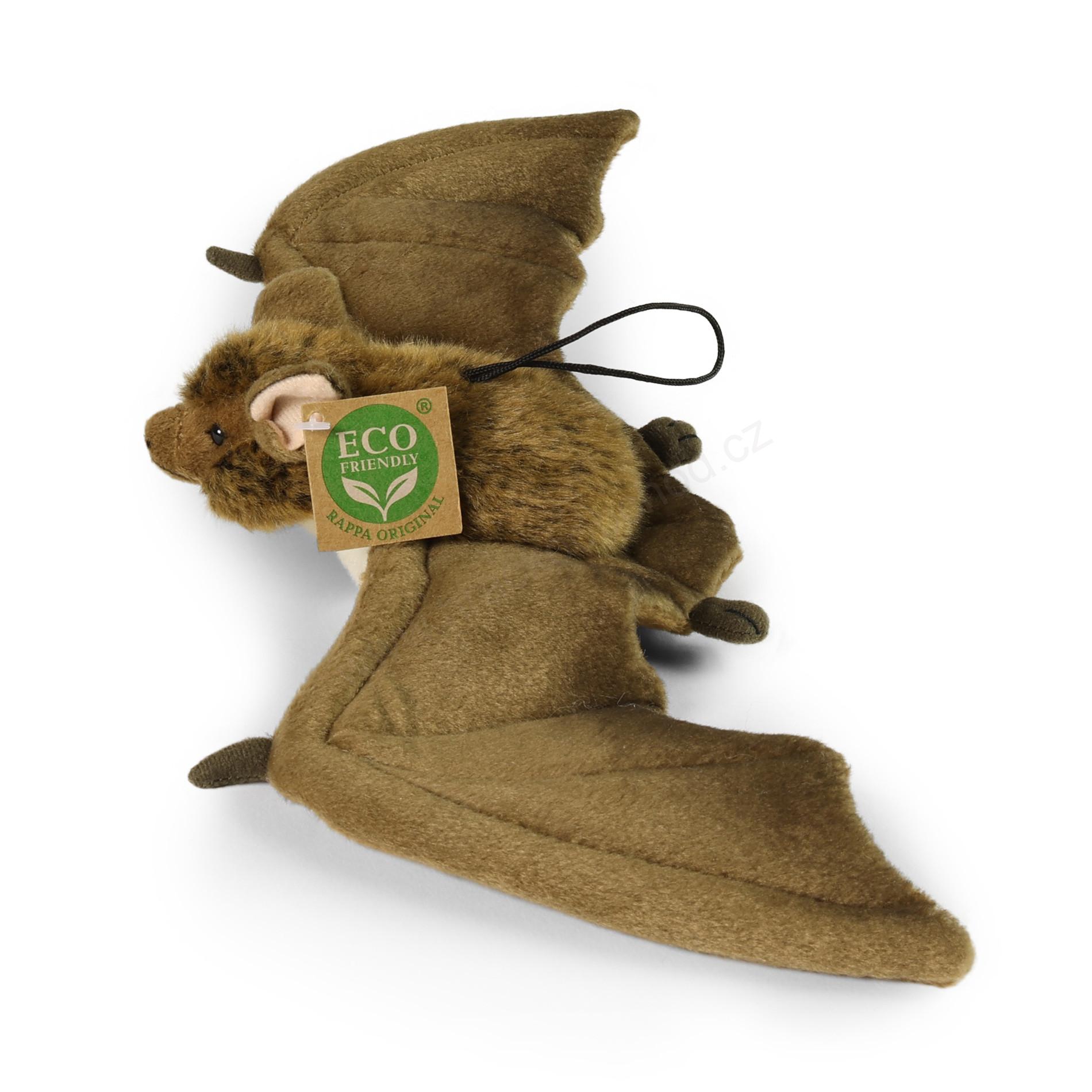 Plyšový netopýr hnědý 38 cm ECO-FRIENDLY