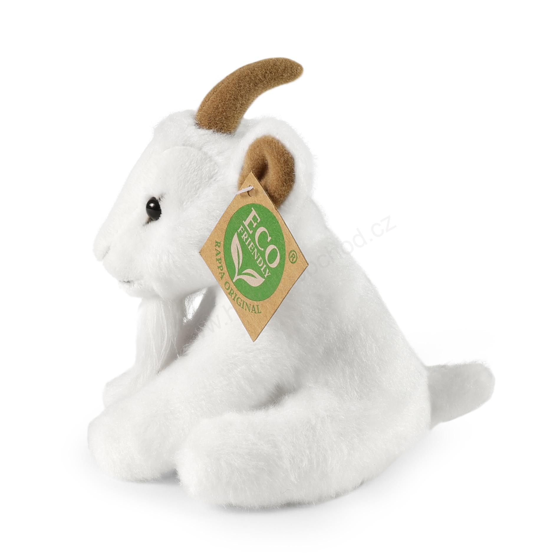 Plyšová koza / kůzle sedící 13 cm ECO-FRIENDLY