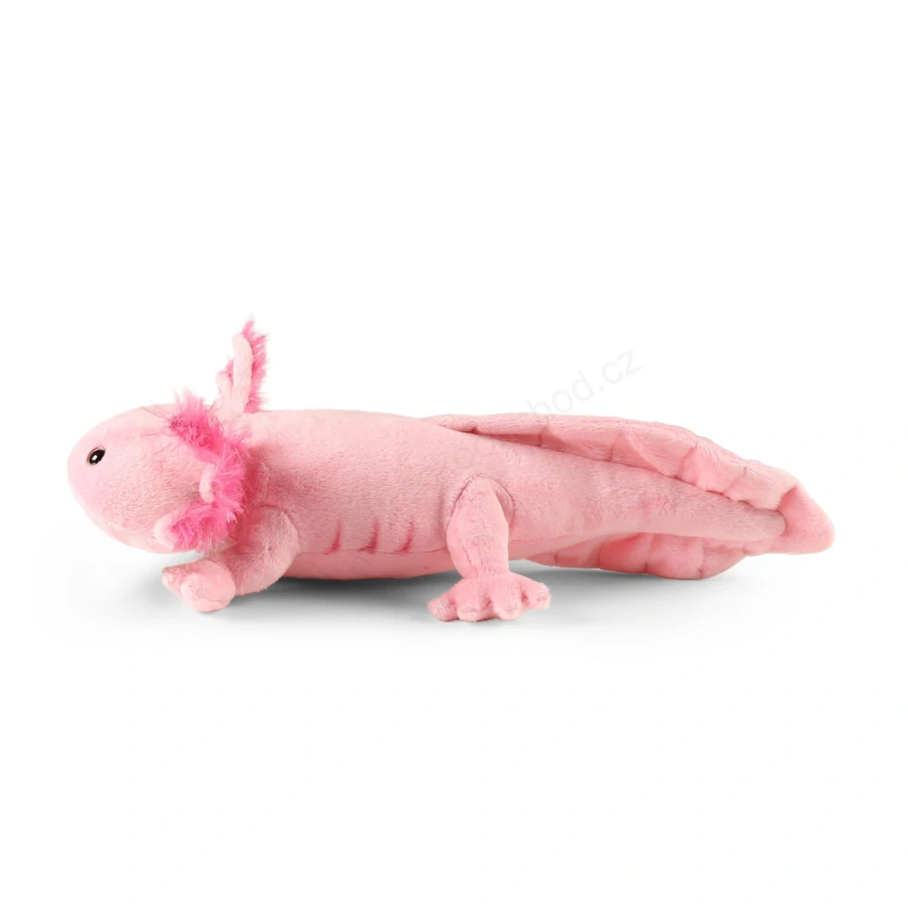 Plyšový axolotl růžový 34 cm ECO-FRIENDLY