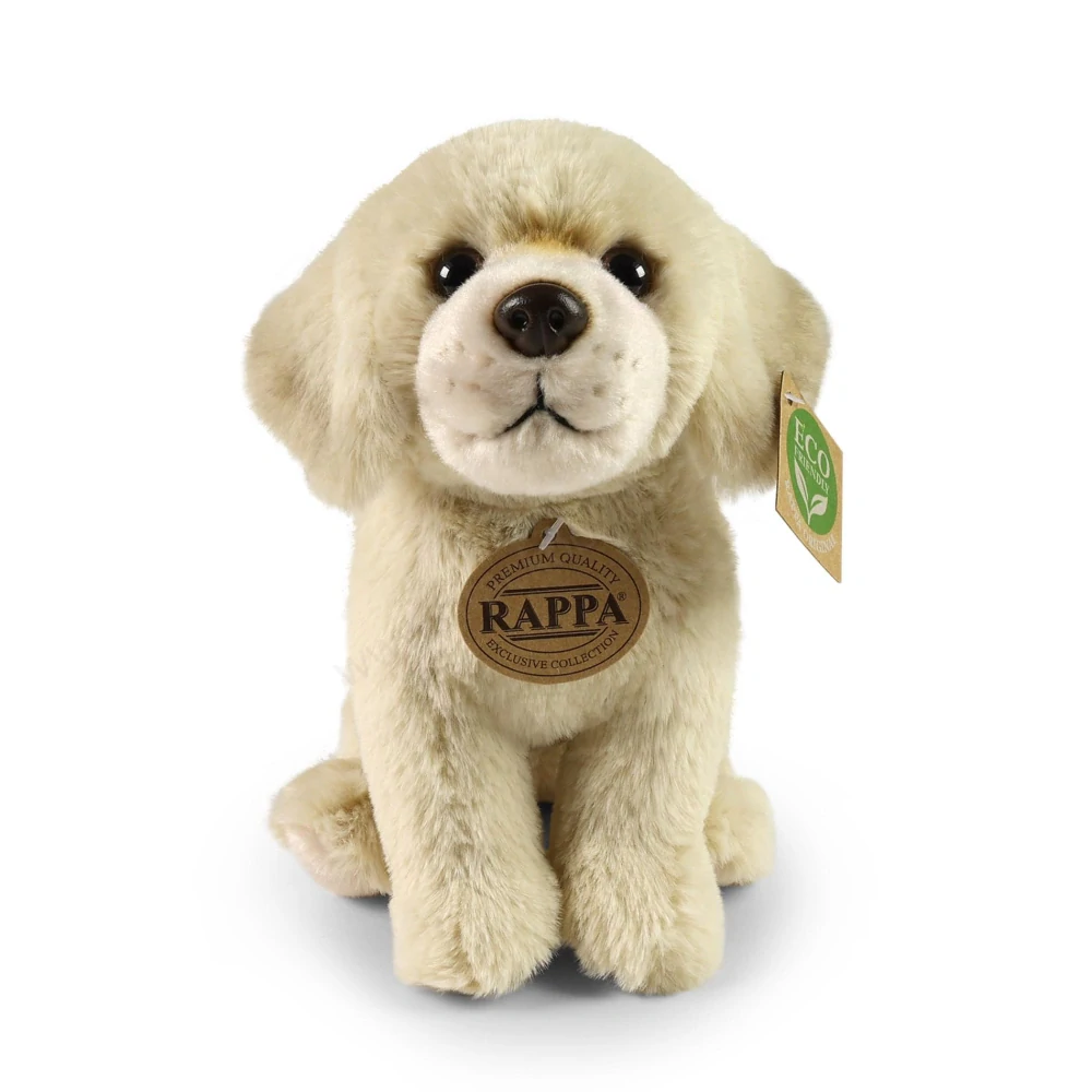 Plyšový pes retrívr / labrador sedící 23 cm ECO-FRIENDLY SOFT
