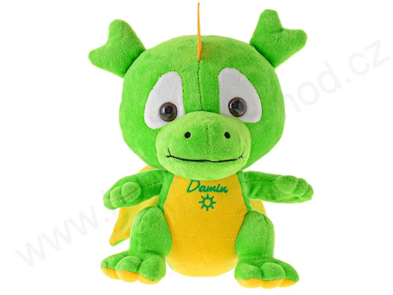 Plyšový Dráček / drak Damin 19 cm na baterie česky mluvící