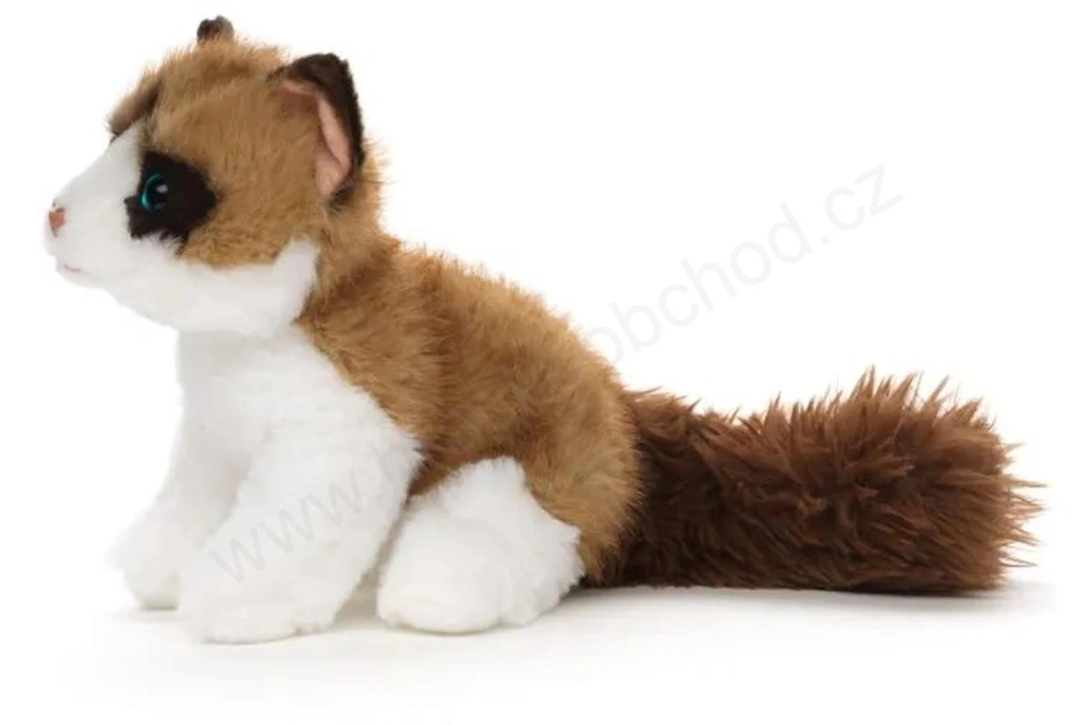 Plyšová kočka RAGDOLL Ragdoll 18 cm, sedící Eco-friendly