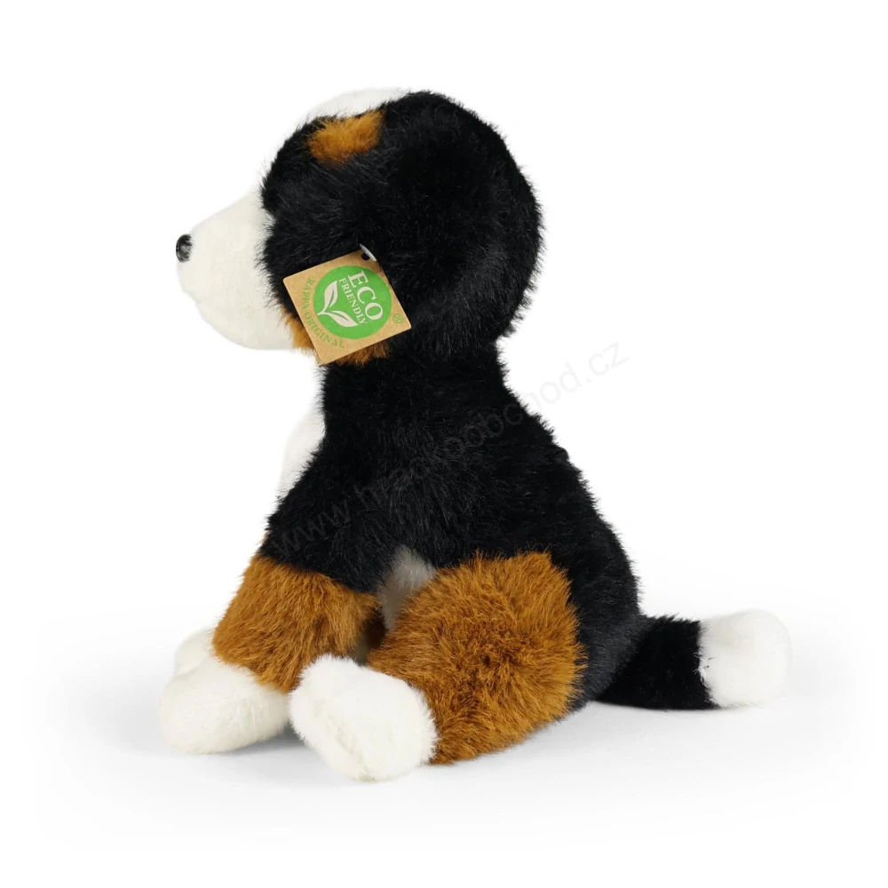 Plyšový pes bernský salašnický 25 cm, sedící ECO-FRIENDLY PLUSH WORLD