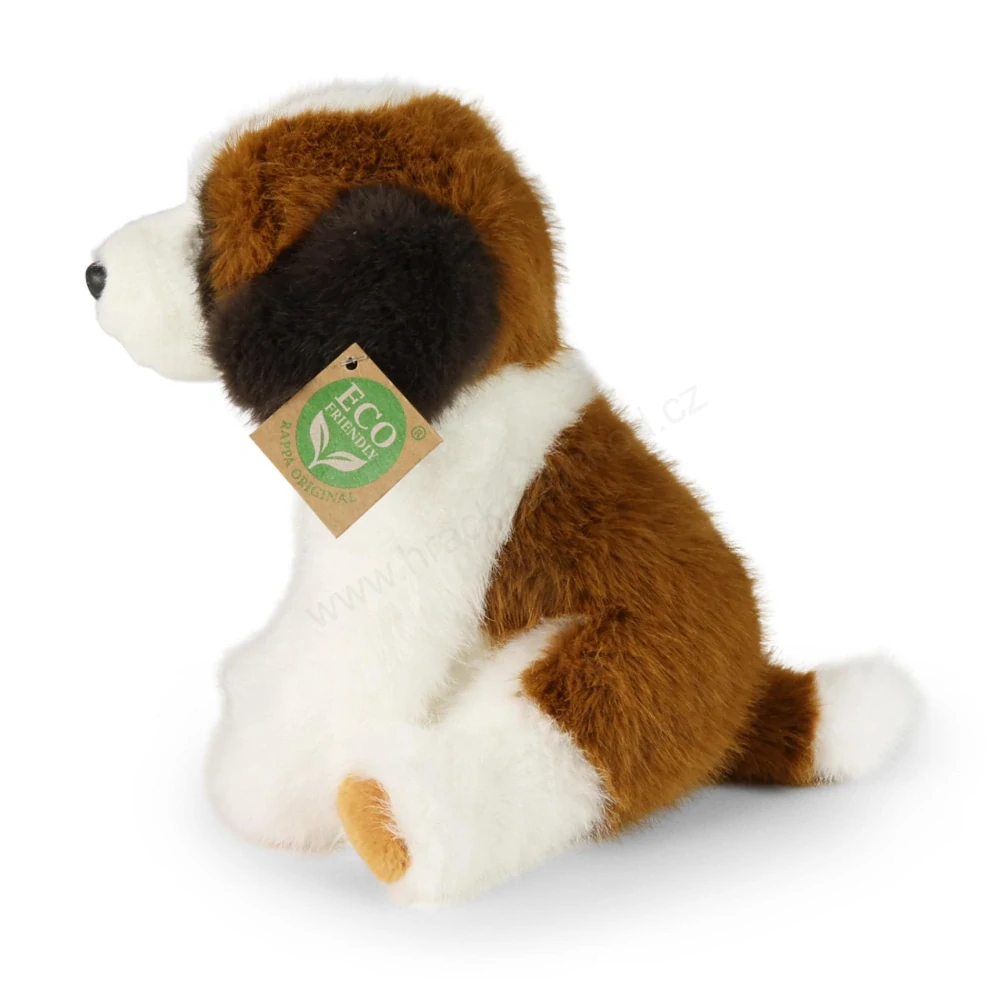 Plyšový pes bernardýn 20 cm, sedící ECO-FRIENDLY PLUSH WORLD