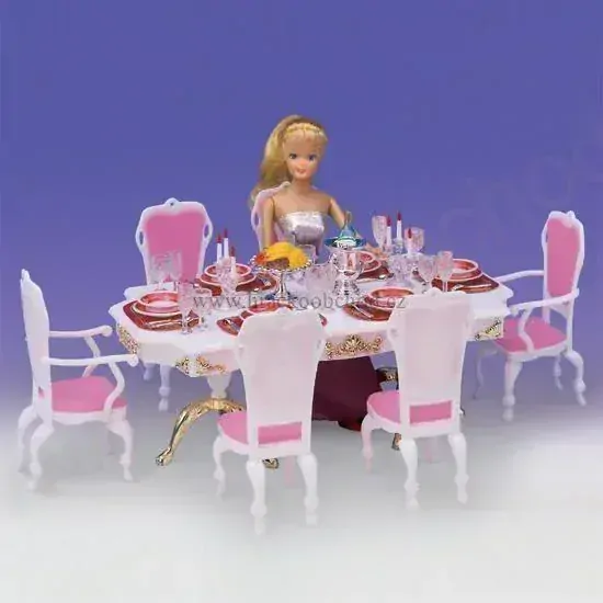 JÍDELNA pro Barbie - STŮL VELKÝ I.