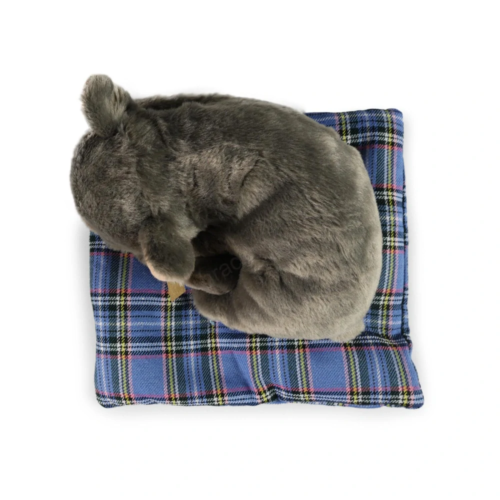 Plyšový pes Francouzský BULDOČEK na polštářku