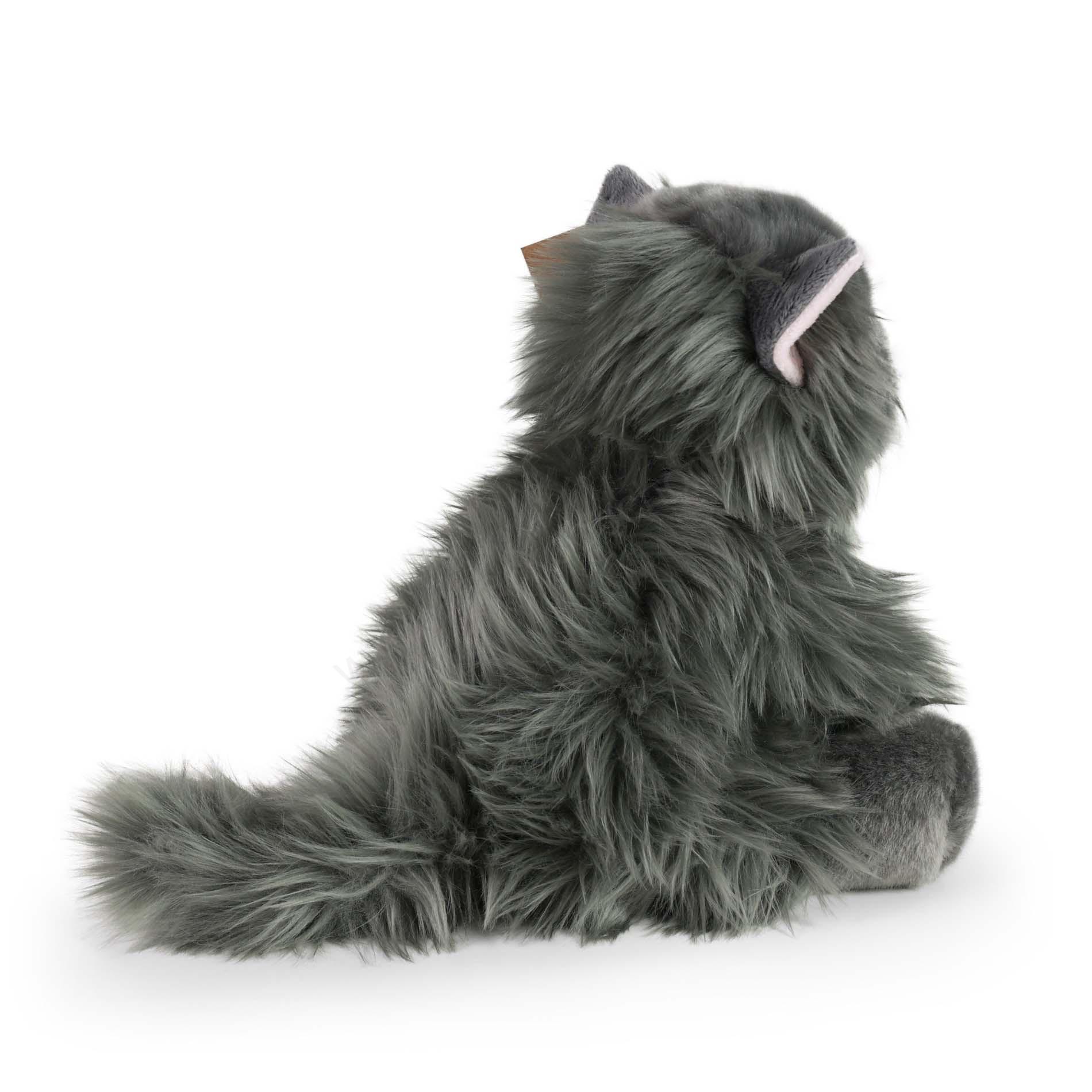 Plyšová kočka britská sedící šedá 30 cm ECO-FRIENDLY