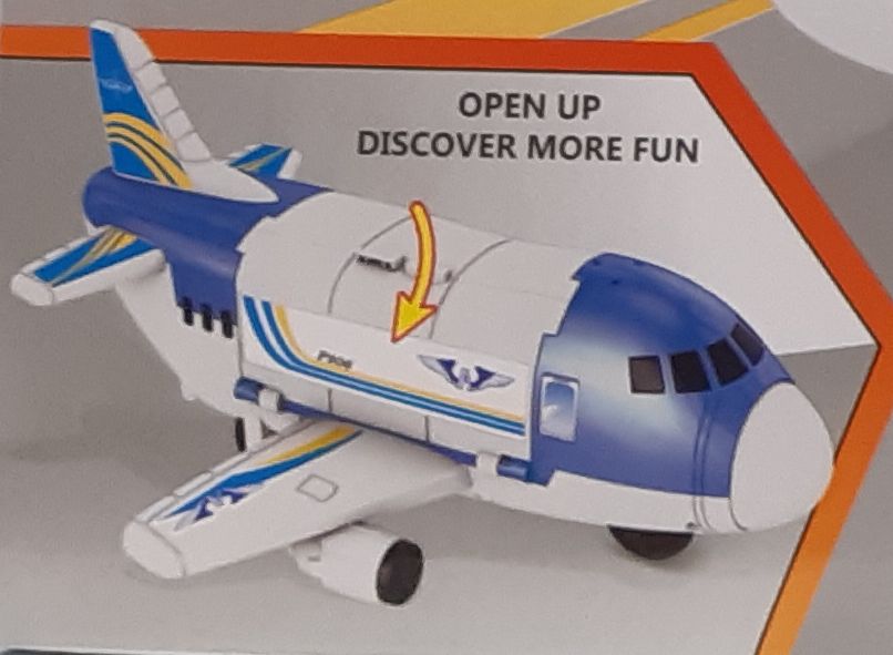  Letadlo rozkládací s autíčky