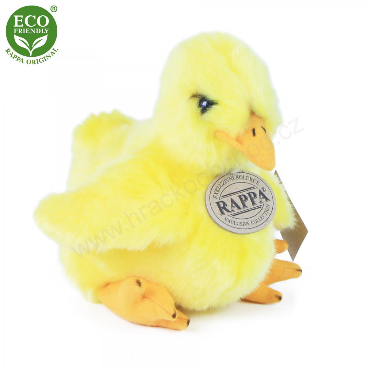 Plyšové kuře stojící 14 cm ECO-FRIENDLY