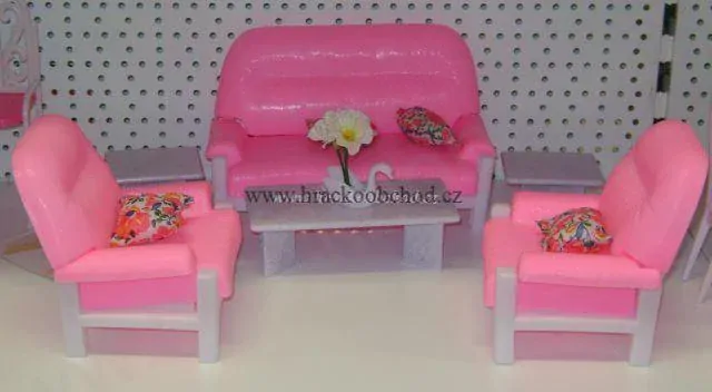 Malý OBÝVACÍ POKOJ I. pro Barbie