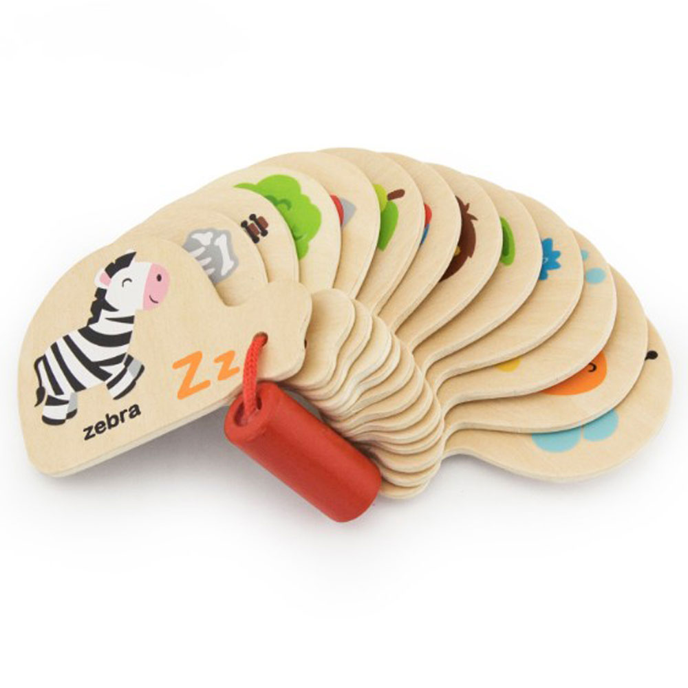 Dřevěná knížka pro nejmenší