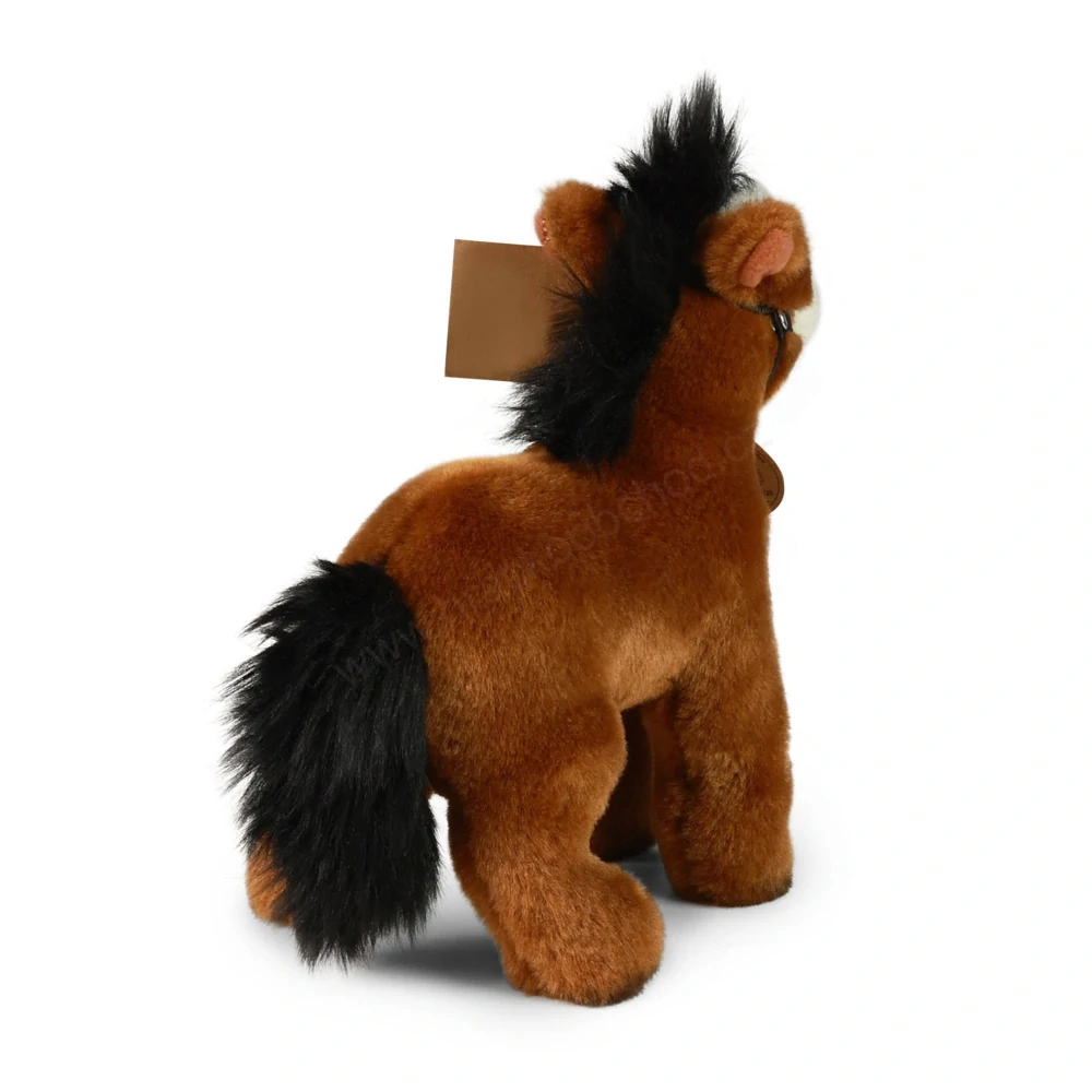 Plyšový kůň hnědý 22 cm ECO-FRIENDLY