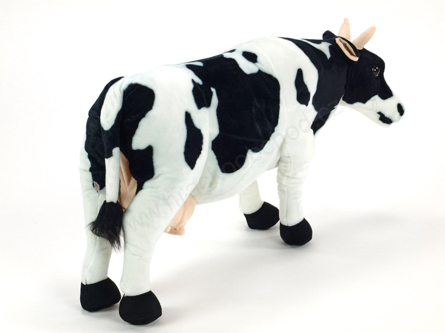 Plyšová kráva stojící 84 cm