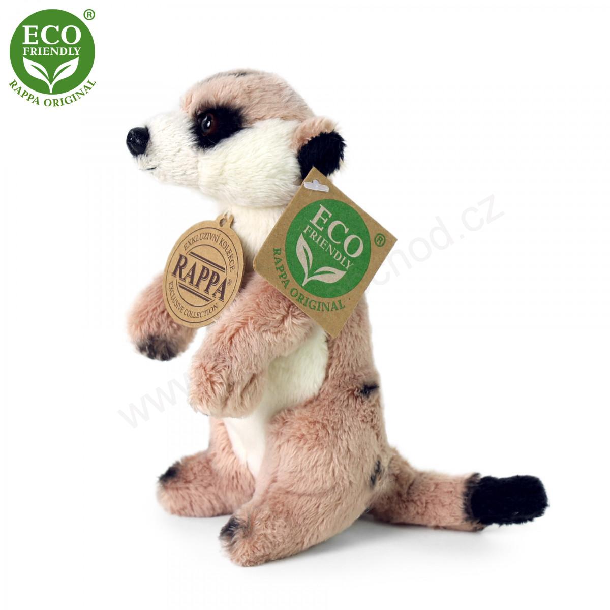 Plyšová surikata stojící 14 cm ECO-FRIENDLY