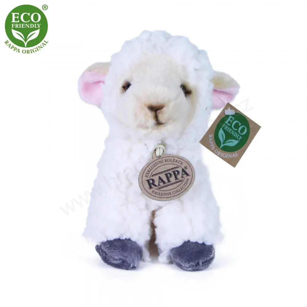 Plyšová ovce / jehně sedící 16 cm ECO-FRIENDLY