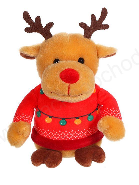 Plyšové Vánoční zvířátko 16 cm (různé druhy)
