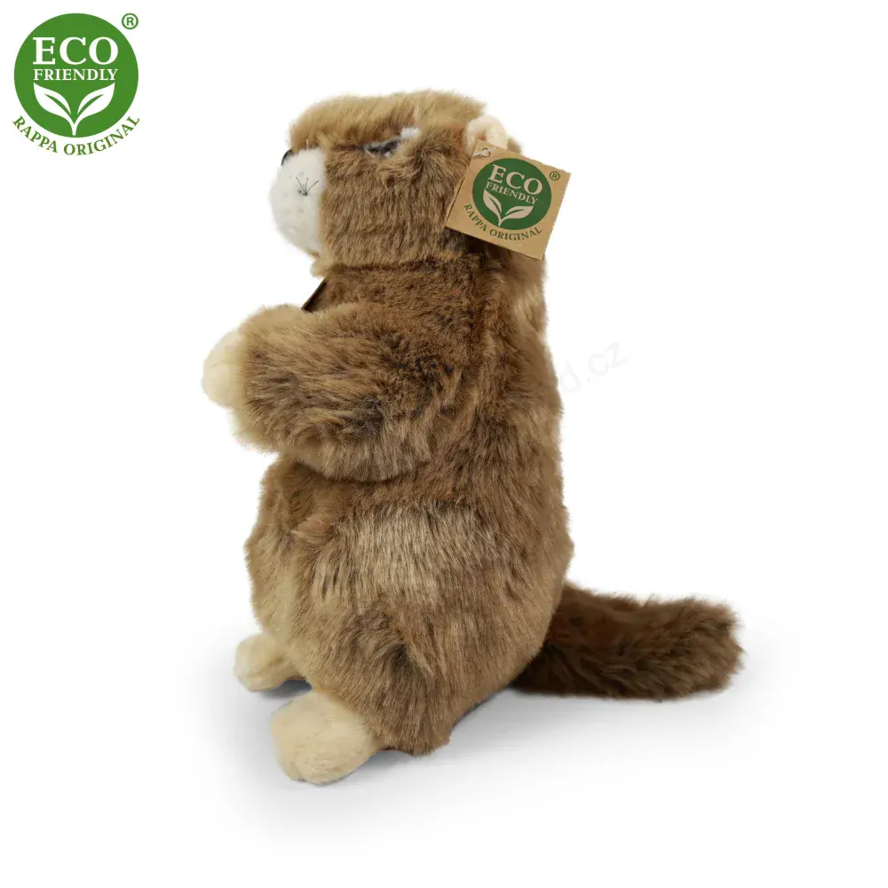 Plyšový svišť sedící, 23 cm ECO-FRIENDLY