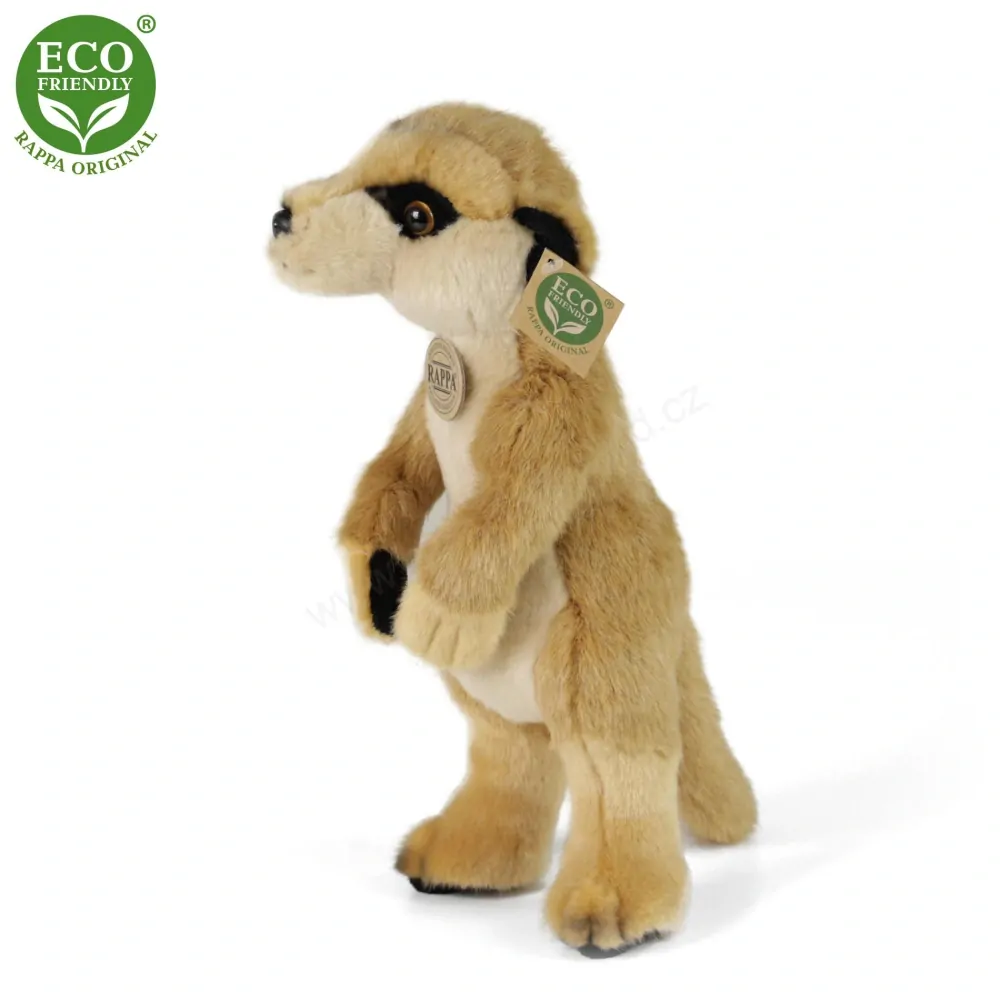 Plyšová surikata stojící 30 cm ECO-FRIENDLY