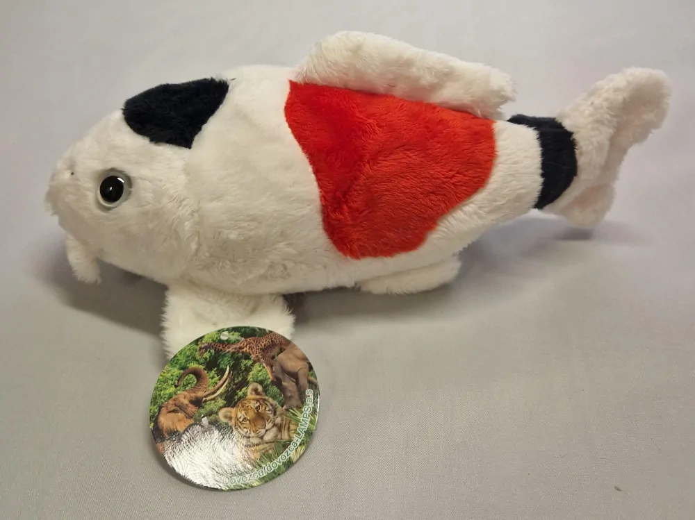 Plyšová ryba Kapr koi 22 cm
