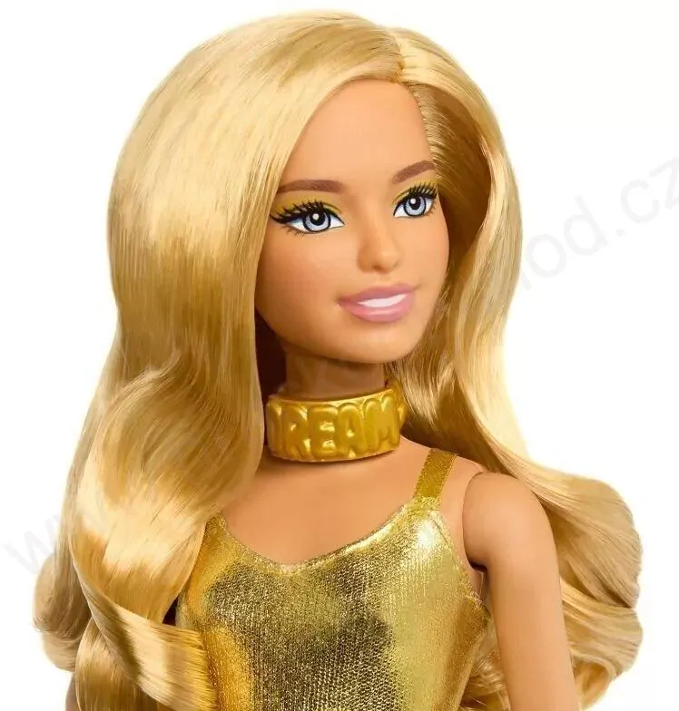 Barbie Modelka - zlatý overal HRH19