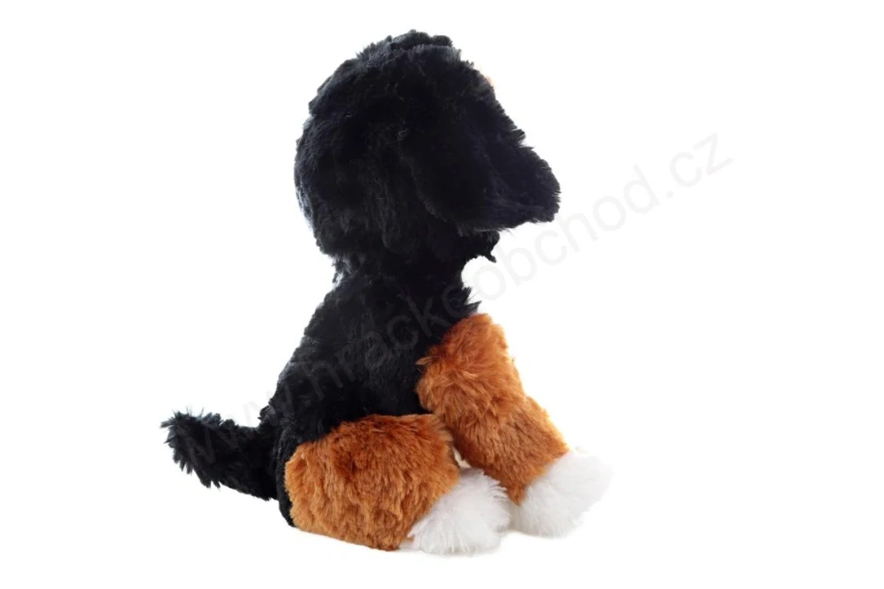 Plyšový pes Bernský salašnický sedící 30 cm
