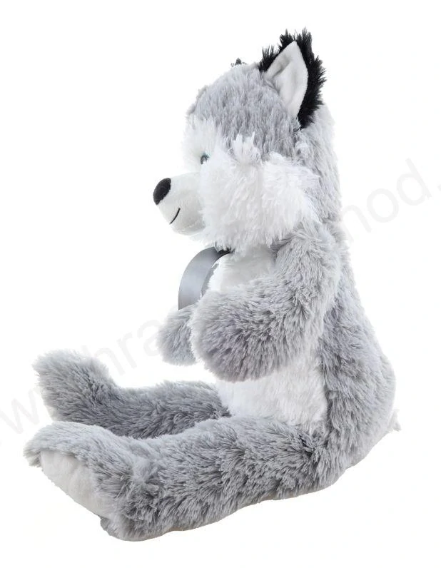 Velký plyšový Vlk / husky 55 cm
