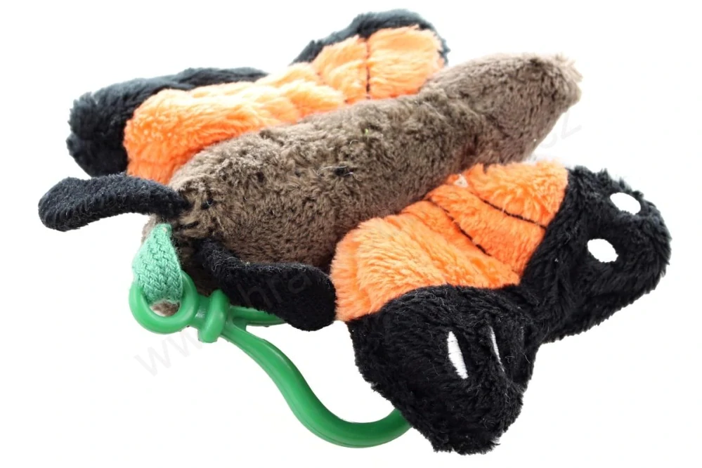 Plyšový MOTÝL přívěšek / klíčenka (3 druhy)