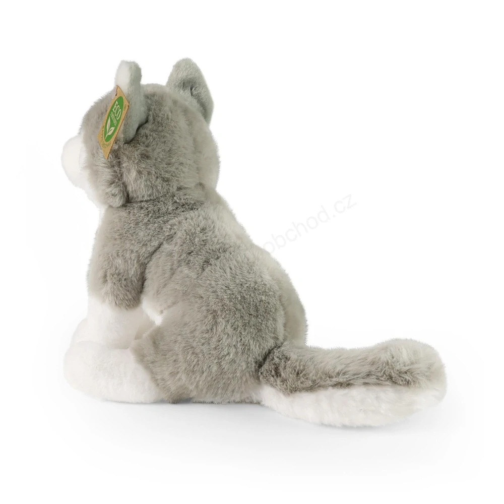 Plyšový pes husky sedící 23 cm SOFT COLLECTION